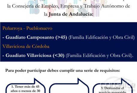 Nuevos Programas de Empleo y Formación en el Valle del Guadiato  
